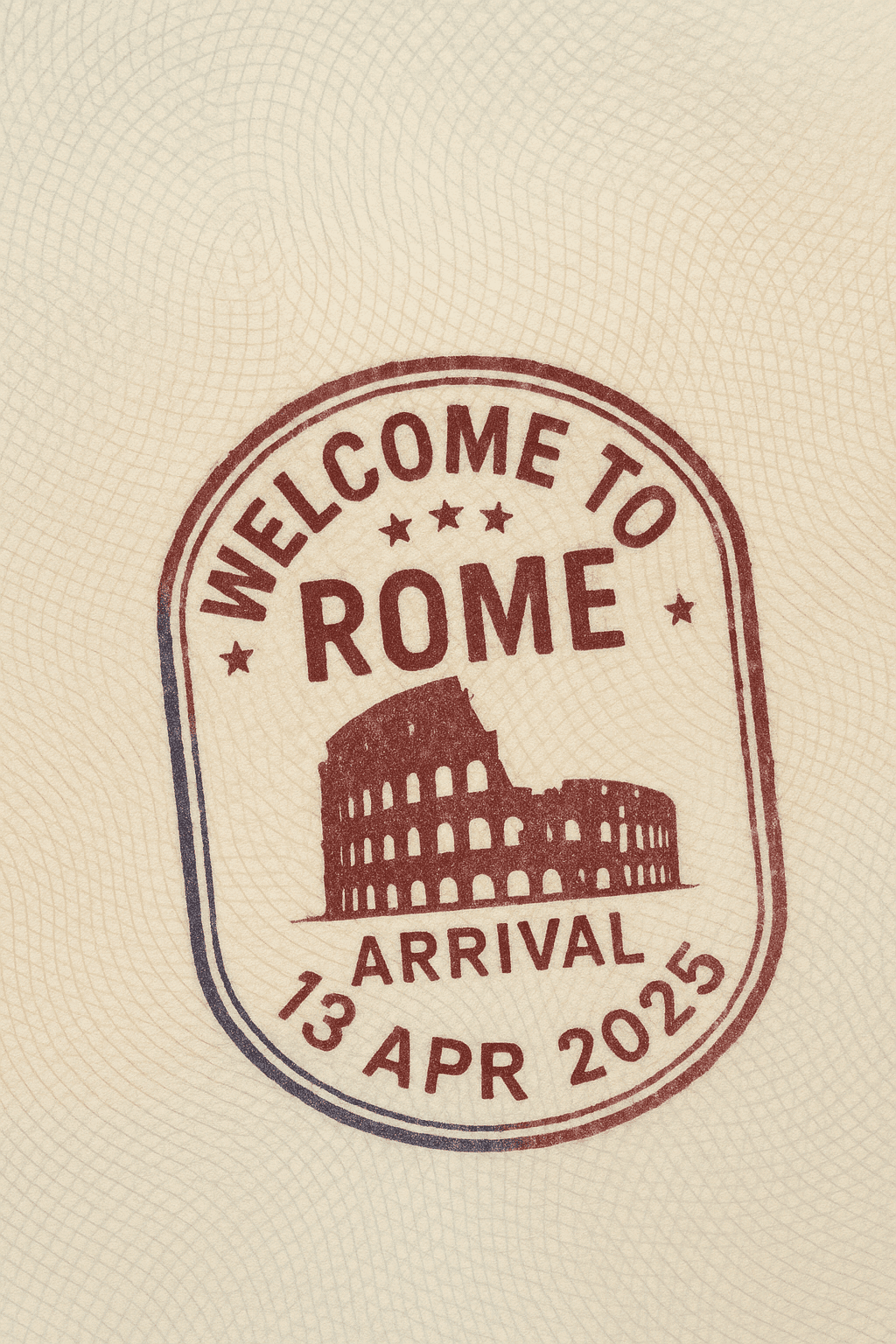 Passport Entry Stamp