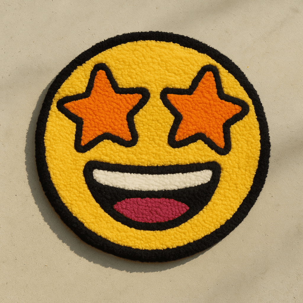 Emoji Tufted Rug